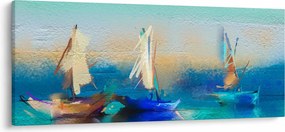 Obraz - Obraz krajiny, maľba (120x50 cm)