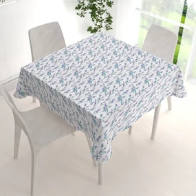 Biante Teflónový štvorcový obrus TF-088 Levandule na bielom 60x60 cm