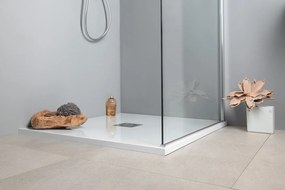 Polysan, FLEXIA sprchová vanička z liateho mramoru s možnosťou úpravy rozmeru 90x80x3cm, 72927