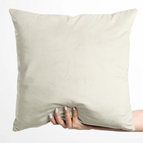 Biante Zamatová obliečka na vankúš Velvet Brick SVB-203 Smotanová 35 x 45 cm