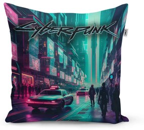 Sablio Vankúš Cyberpunk 2077 Mesto - 60x60 cm