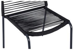 Súprava 4 čiernych jedálenských stoličiek Kai a prírodného stola Thor - Bonami Essentials