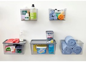 Vnútorný úložný box s vekom z recyklovaného plastu iD Wallspace – iDesign