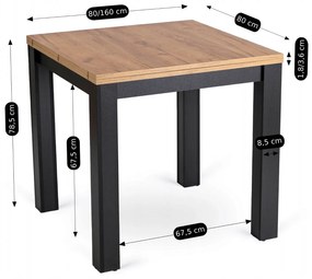 PROXIMA.store - Rozkladací jedálenský stôl MAX