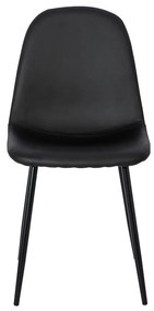 Súprava 2 čiernych jedálenských stoličiek Bonami Essentials Lissy