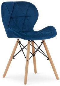 Set dvoch jedálenských stoličiek LAGO granátové (2ks)