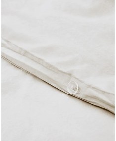 Krémové predĺžené obliečky na dvojlôžko z bavlneného perkálu 240x220 cm Sifinia – Kave Home