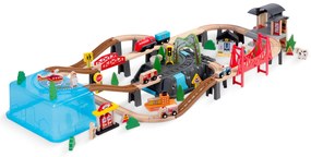 Drevené vláčikové mestečko 100 ks RK-879 Ricokids
