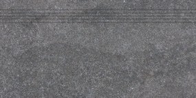 Schodovka Rako Kaamos čierna 30x60 cm mat DCPSE588.1