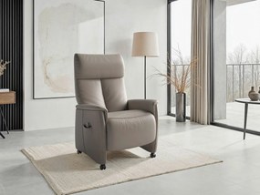 XXXLutz RELAXAČNÉ KRESLO, koža, sivá Sit & More - Online Only obývacie izby - 0001440324L7
