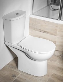 Sapho Sapho, KAIRO CLEANWASH WC kombi s bidetovou sprškou, zadný odpad, splachovací mechanizmus, PC106