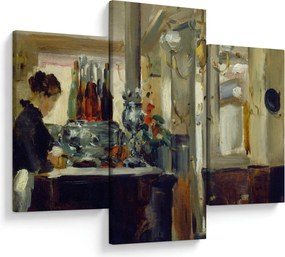 Obraz - Style of Edouard Manet, Bon Bock Cafe, reprodukcia (90x60 cm)