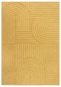 Kusový koberec Solace Zen Garden Ochre, 160x230, žltá, obývacia izba, Flair Rugs