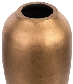 Terakota Dekoratívna váza 48 Zlatá LORCA Beliani