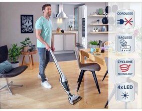 Akumulátorový vysávač Rotaro PowerVac 2v1 – LEIFHEIT
