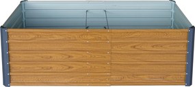 Vyvýšený záhradný záhon BestBerg VZ-940RW / 940 l / 180 × 90 × 58 cm / dekor dreva