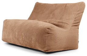 Hnedý menčestrový sedací vak Sofa Seat Lounge – SLOWDOWN