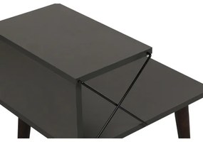 Nočný stolík CROSS 55x50 cm antracit