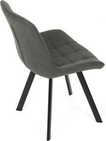 Jedálenská stolička sivá HC-V3066 GREY3