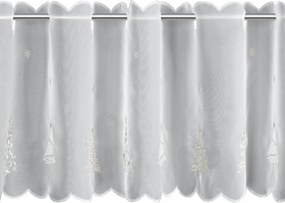 KRÁTKA ZÁCLONA NA PÚTKACH XMAS11 150X40 CM VZOROVANÁ