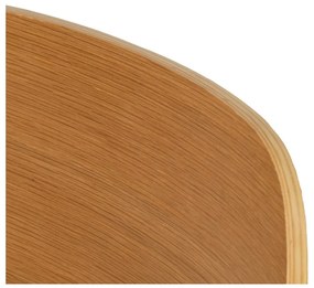 Jedálenská stolička v hnedej a prírodnej farbe v súprave 4 ks Cleo – Ixia