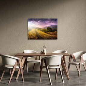 Sklenený obraz krajiny (70x50 cm)