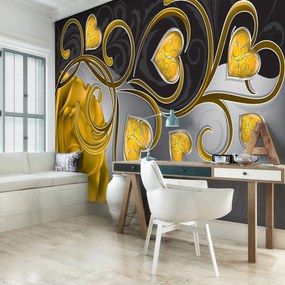Fototapeta - Kvetinové umenie - abstraktné (152,5x104 cm)