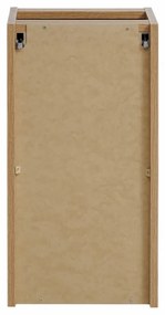 Závěsná skříňka pod umyvadlo Nova Oak 90 cm černá/dub coast evoke
