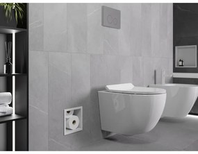 Mexen X-Wall-B, zabudovaný zásobník na toaletný papier, biela, 1925