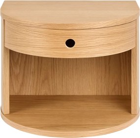 Nočný stolík v dekore duba v svetloprírodnej farbe Paron – Actona