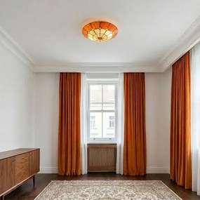 Brilagi - Tiffany vitrážové stropné svietidlo SIENNA 2xE27/60W/230V priemer 40 cm