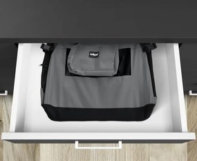 Leopet Prepravný box pre psov L, 70 x 52 x 52 cm, antracit