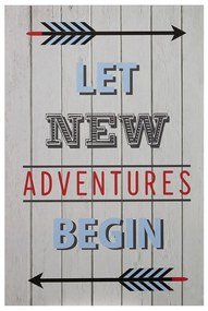 Detský obrázok 30x45 cm Let New Adventures Begin – Premier Housewares