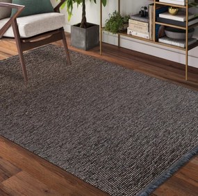 Elegantný jednofarebný koberec hnedej farby Šírka: 200 cm | Dĺžka: 290 cm