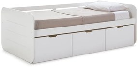 Biela detská posteľ s úložným priestorom 90x190 cm Abbott – Marckeric
