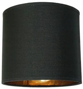 BERGE Závesné stropné svietidlo LED drevený trámový 2xE27 Luster Loft Lampshade Gold