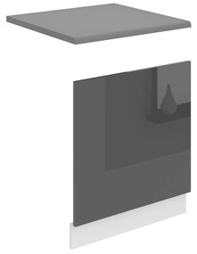 Panel na umývačku Belini Premium Full Version odkrytý 60 cm šedý lesk s pracovnou doskou