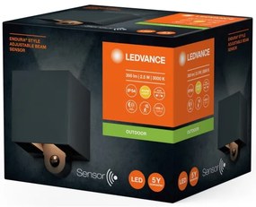 Ledvance - LED Vonkajšie nástenné svietidlo so senzorom ENDURA STYLE LED/2,5W/5V