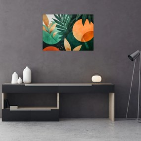 Obraz - Geometrické prírodné motívy (70x50 cm)