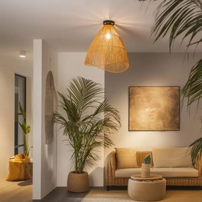 Brilagi - LED prisadený luster CERIA BOHO 1xE27/40W/230V priemer 70 cm hnedá