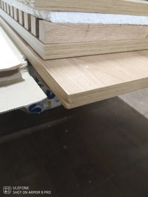 AKCIA Nástenný TV stolík ENTSIAN 150x40cm, dub artisan II. akosť