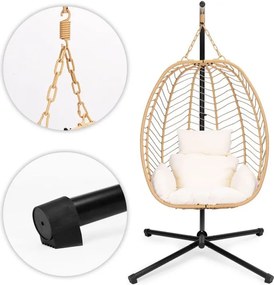 ZÁVESNÉ HOJDACIE KRESLO NOAM S VANKÚŠOM