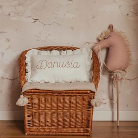 Tapeta kúzelnej labute béžovej 280x100 cm