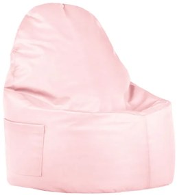 Kreslo Porto ekokoža metalic ružové