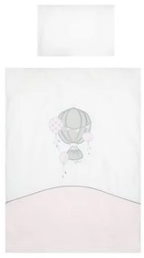 BELISIMA 6-dielne posteľné obliečky Belisima Ballons 100/135 ružové