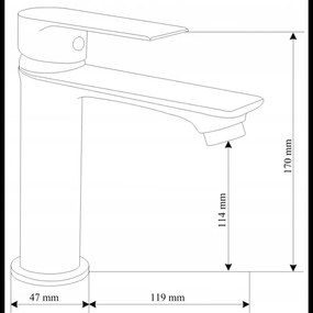 Mexen Royo vaňová sada R05, chróm - 72203R05-00