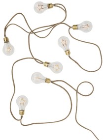 MADAM STOLTZ Svetelná reťaz Filament Stars – 7 žiaroviek