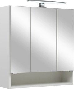 XXXLutz ZRKADLOVÁ SKRINKA, biela, 65/70/18 cm Xora - Kúpeľňové skrinky - 001977024801