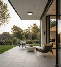 BRILAGI - Kúpeľňové stropné svietidlo s pohybovým senzorom CLARE 3xE27/24W/230V priemer 40 cm antracit IP54