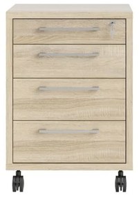 Uzamykateľná skrinka v dekore duba v prírodnej farbe 48x68 cm Prima – Tvilum